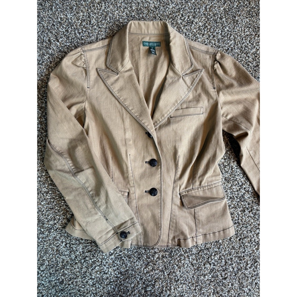 Lauren‎ Jeans Company Ralph Lauren Blazer Button Up Long Sleeve Size Small
